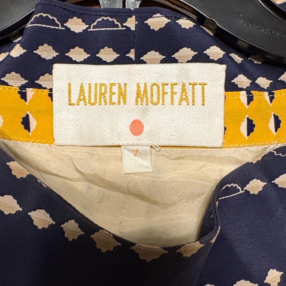 Lauren Moffatt Charming Yellow and Blue Dress - Picture 5 of 13